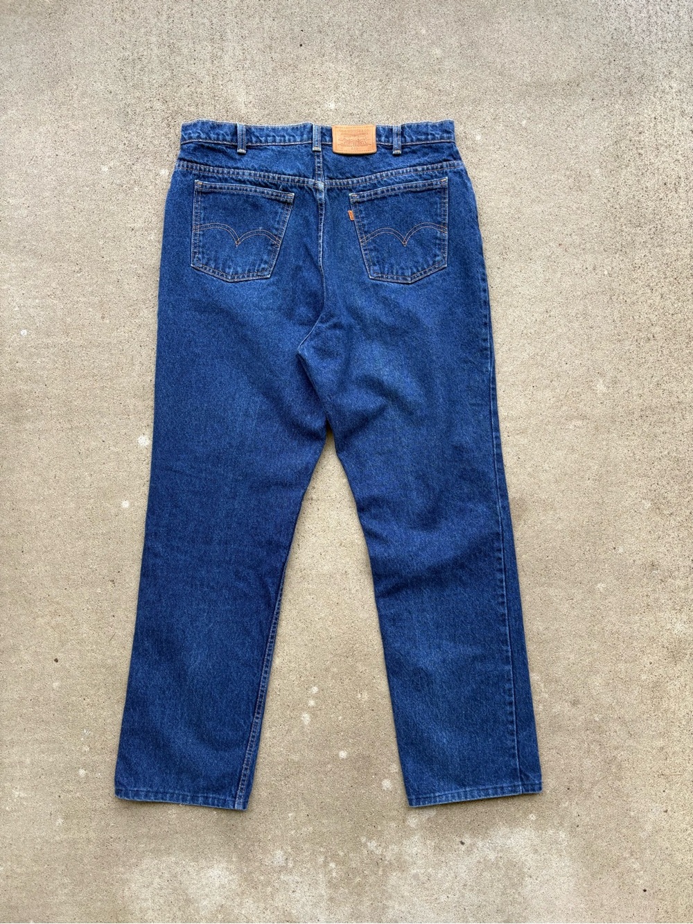 Vintage Levis 619 Orange Tab Made in Canada Jeans High Rise Indigo Mens 36x31
